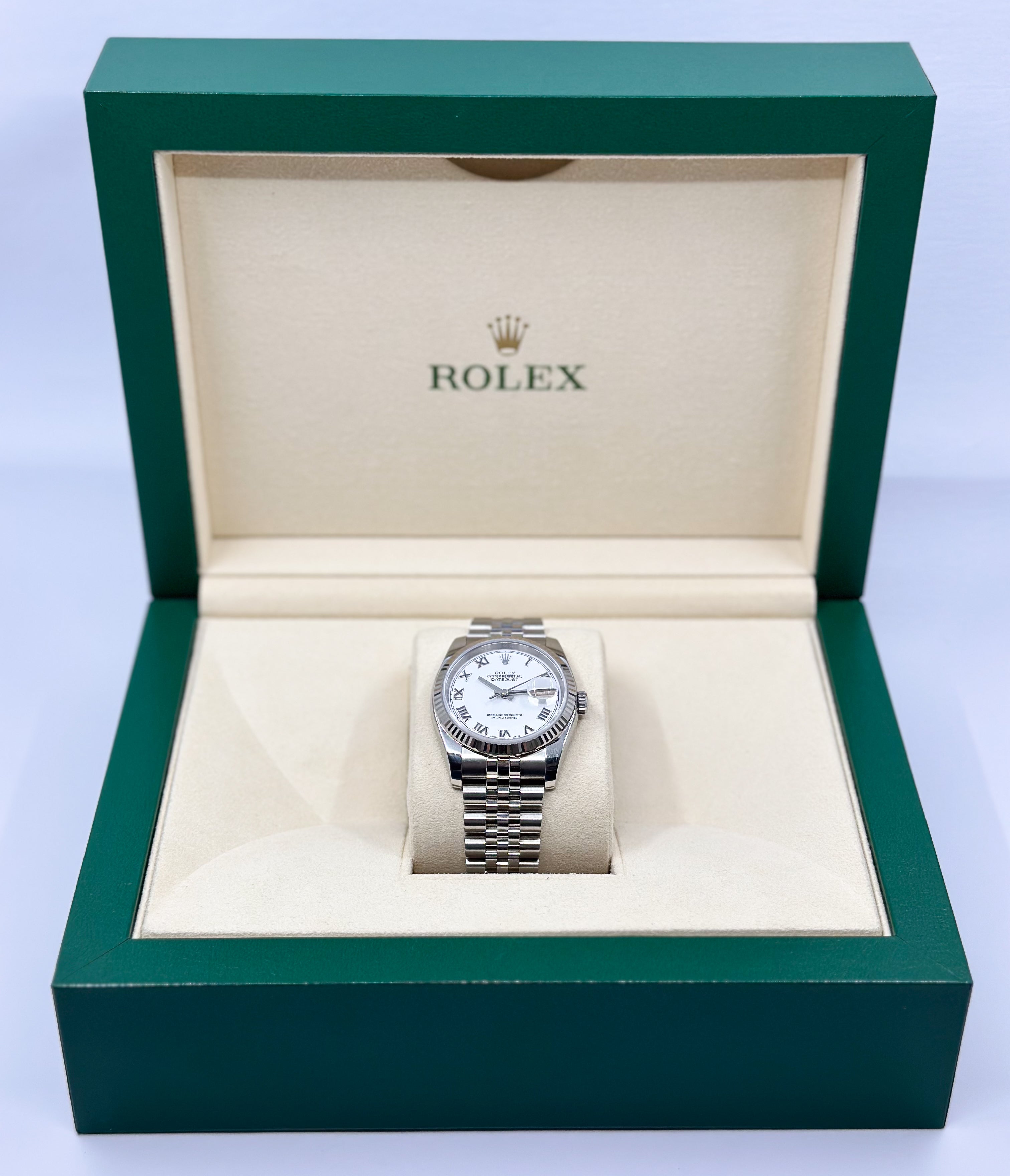 Rolex Datejust 36 White Dial 2018 - 116234