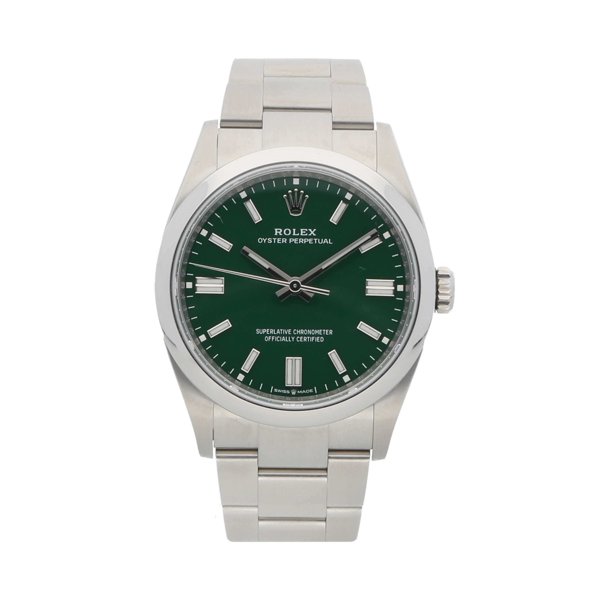 Rolex Oyster Perpetual 36mm Green Dial