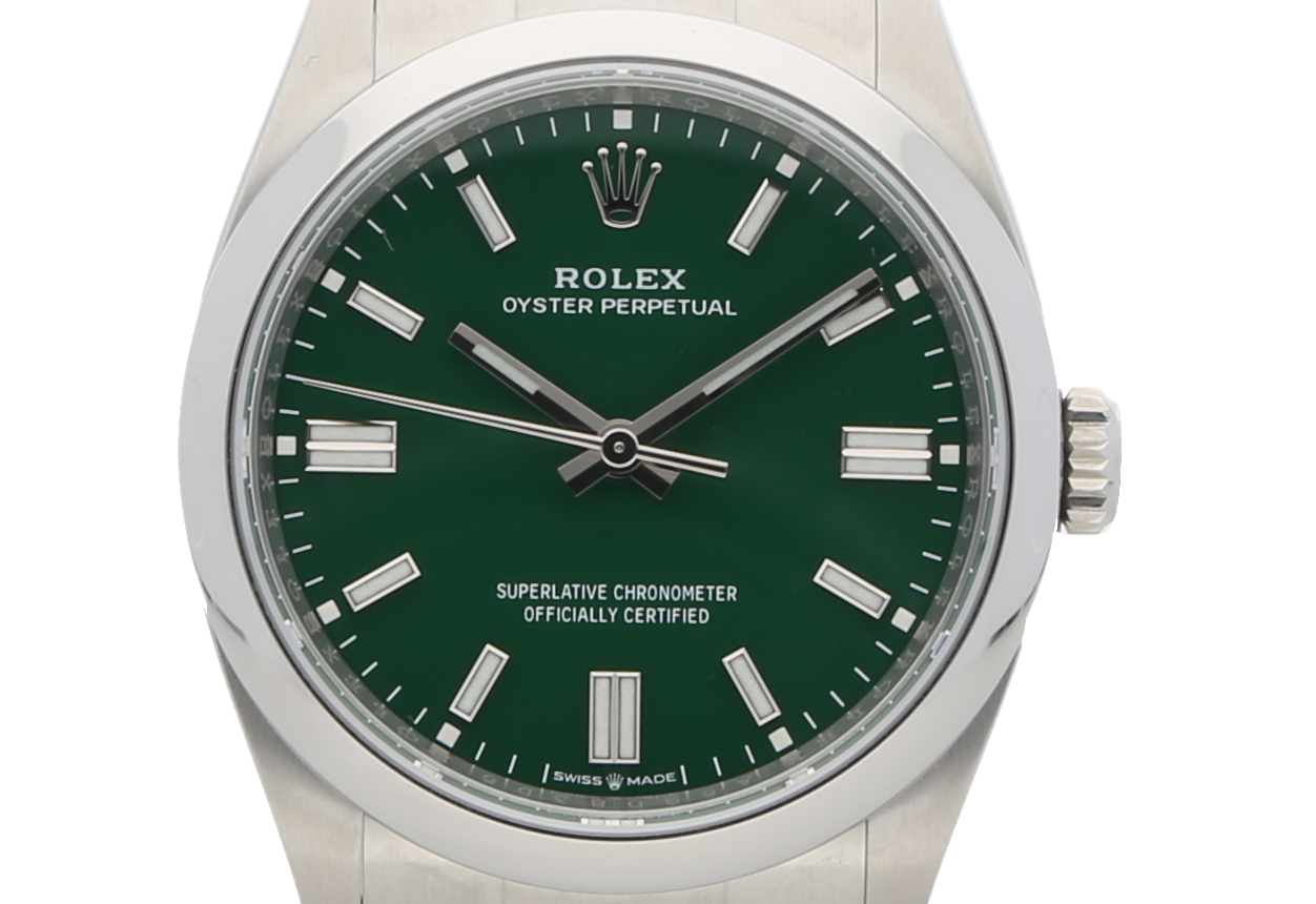 Rolex Oyster Perpetual 36mm Green Dial